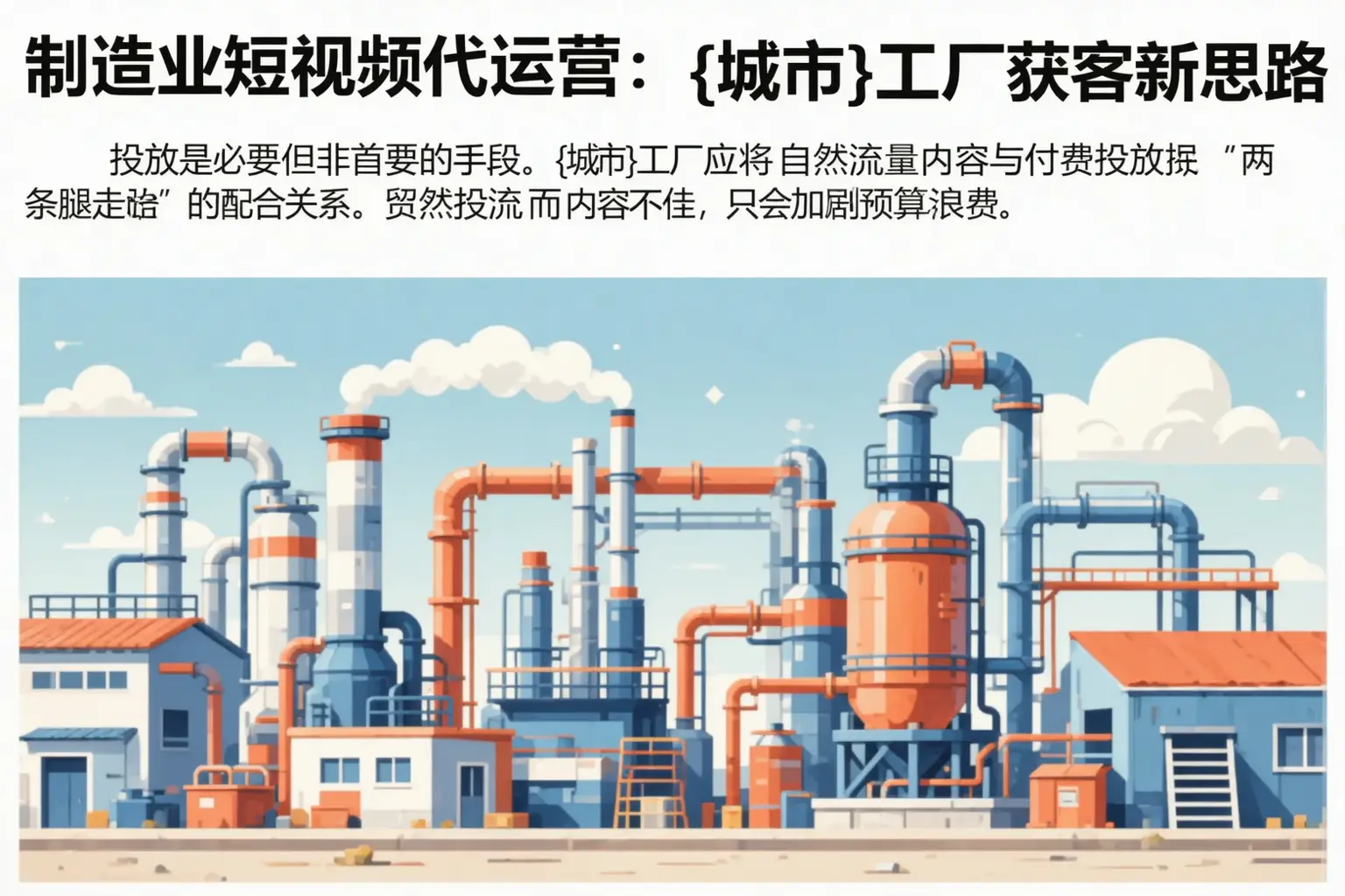 制造业短视频代运营:汇川工厂获客新思路